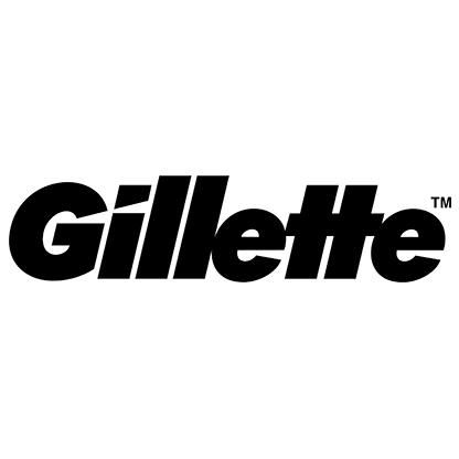 Gillette brand logo 02 vinyl decal